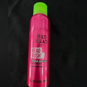 TIGI Bed Head Headrush Shine Spray - Pink and Green